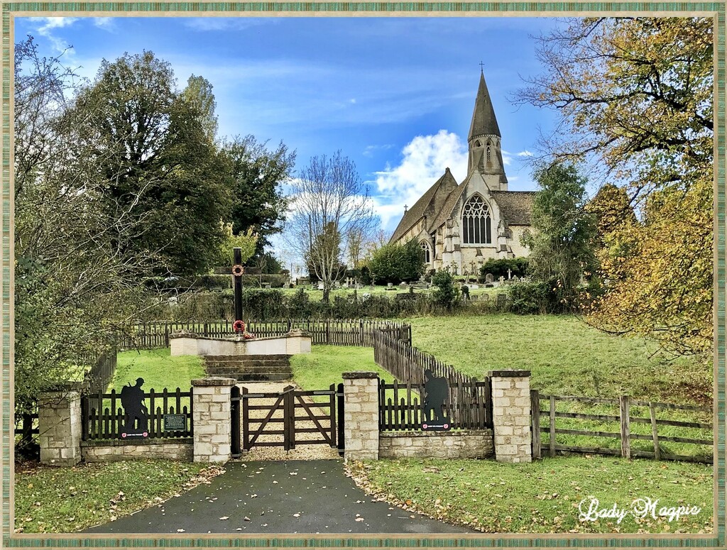 The Wayside Cross, the Church and the Lost Priory by ladymagpie