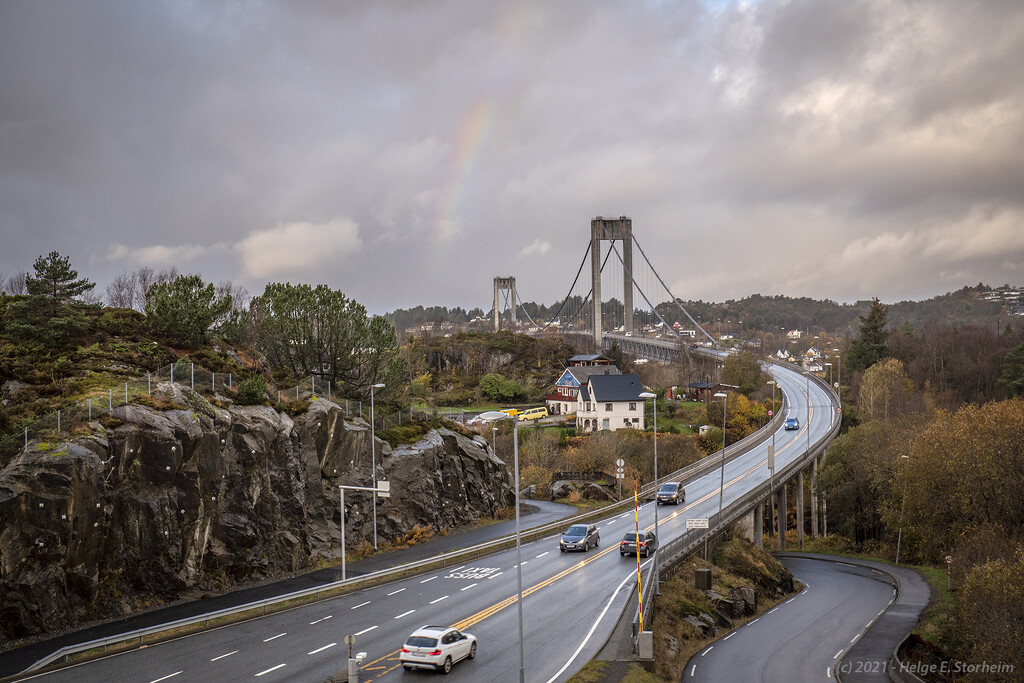 Road, bridge, rainbow by helstor365