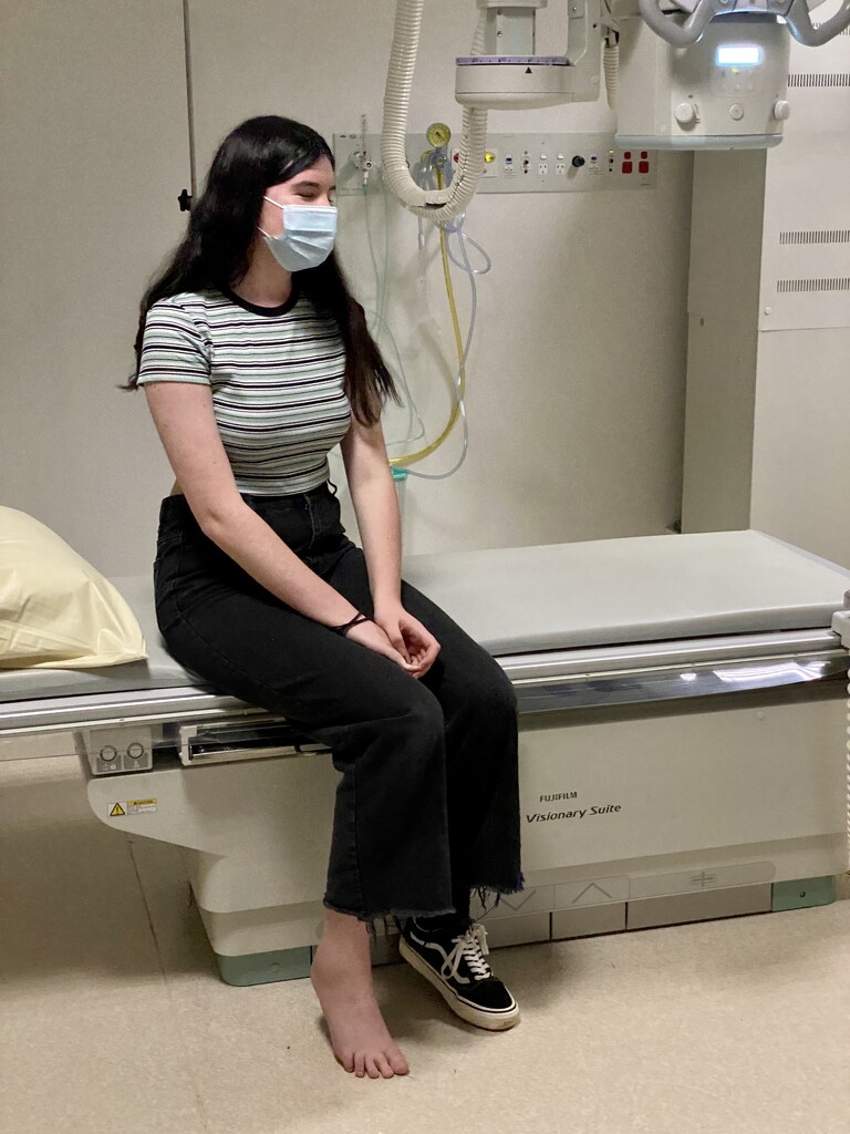 Waiting for an X-ray  by nicolecampbell