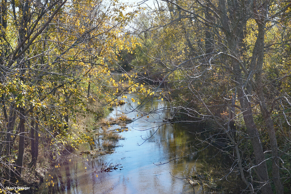 The creek flows again by larrysphotos
