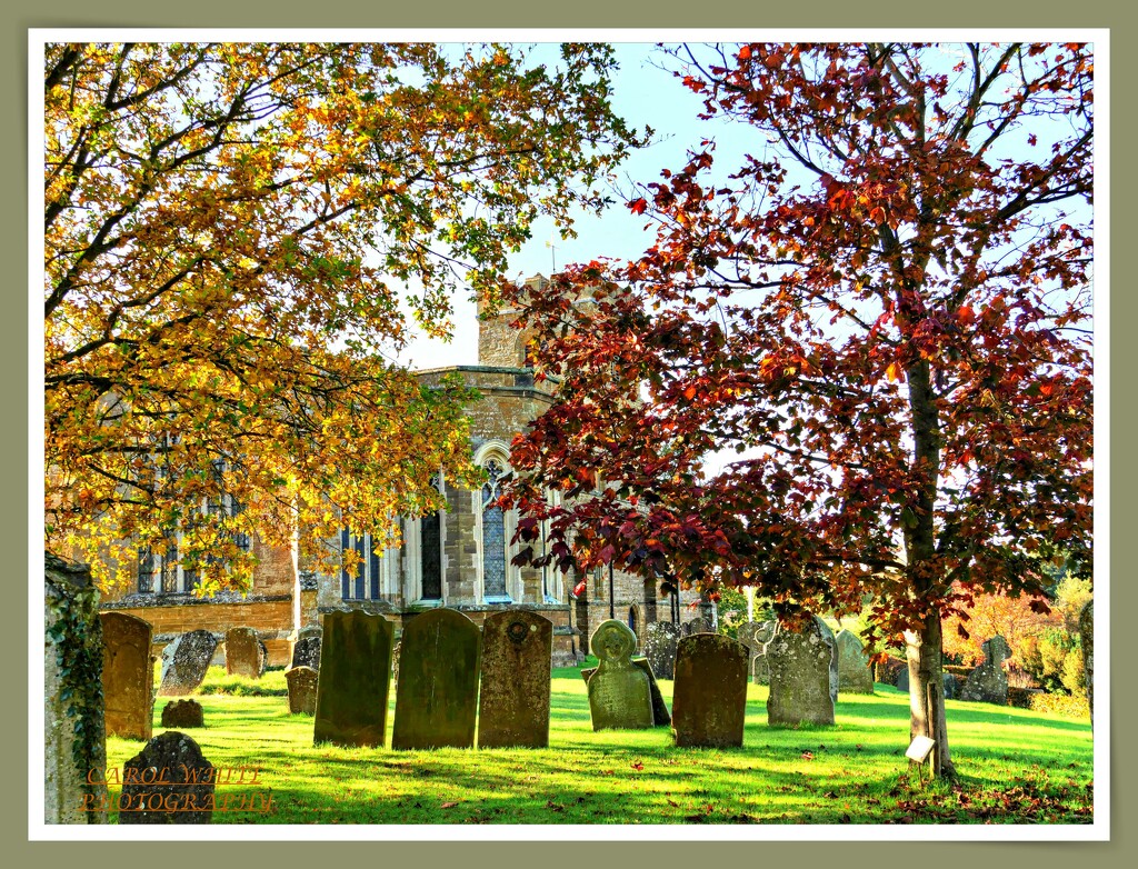 Churchyard  The Church Of St.Mary The Virgin,Great Brington by carolmw