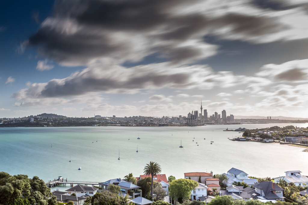 Windy day on top of NorthHeads facing the CBD by creative_shots