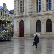 28th Oct 2021 - Rain falling on the square