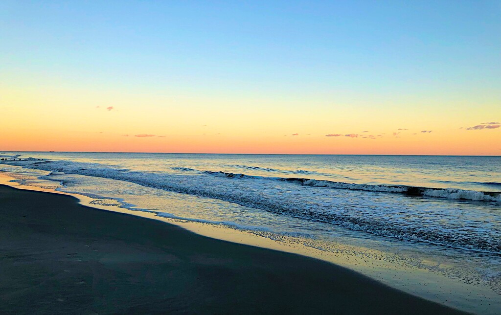Sunset on the beach by congaree