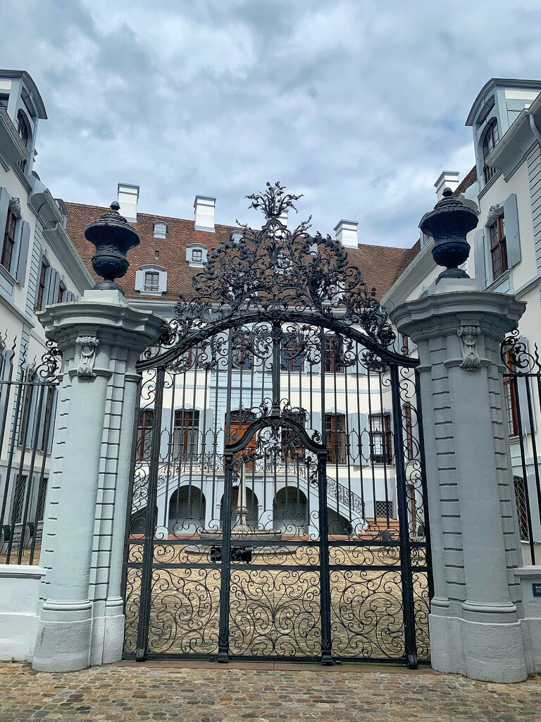 Wrought iron heart in Basel.  by cocobella