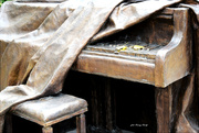 8th Nov 2021 - Wooden leaves on the piano .......