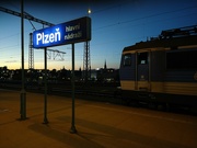 16th Oct 2021 - Evening Train Station Scene.