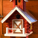 Schoolhouse Birdhouse by bjywamer
