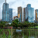 Melbourne from the River Yarra by briaan