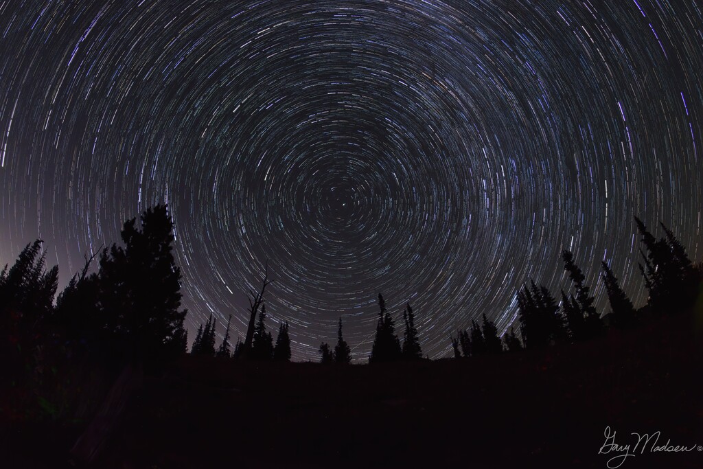 Star Trails Mt. Rainier by gtoolman8
