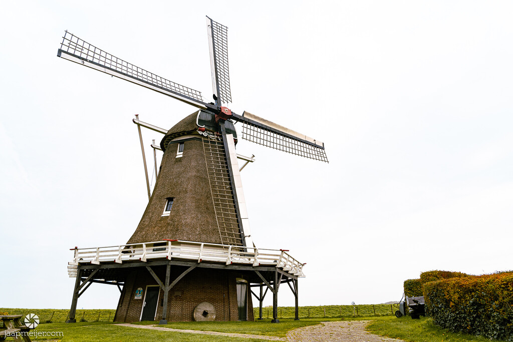 Dutch windmill by djepie