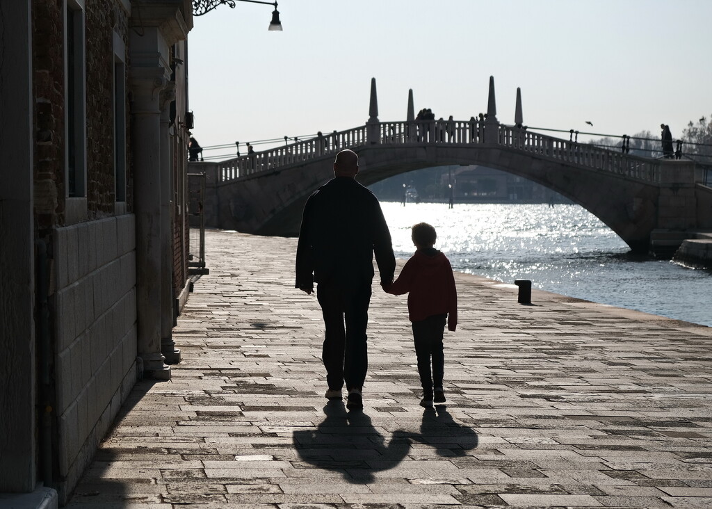 Father and son  by caterina
