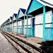 Blue Beach Hut Infinity. by teresahodgkinson