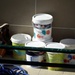 Paint buckets for sunbathing on the balcony by antonios