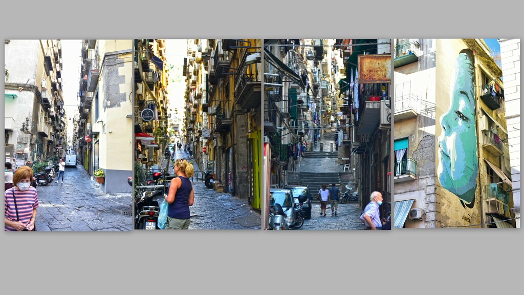 THE NARROW STREETS OF NAPLES by sangwann