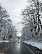18th Nov 2021 - snowy road