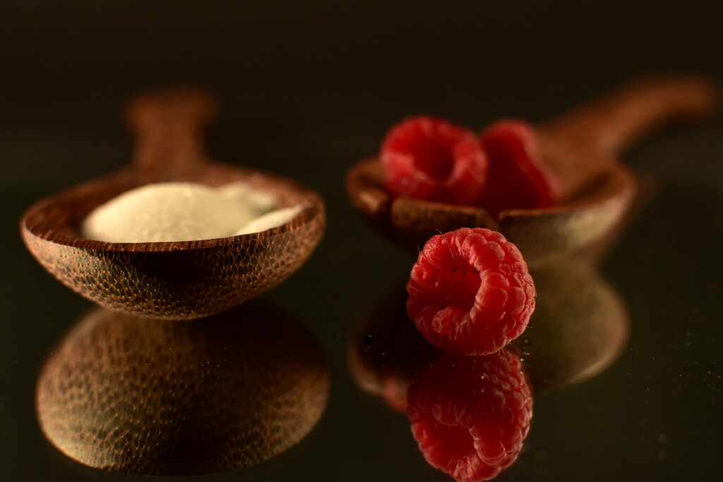 Raspberries, Sugar & Spoons by jayberg
