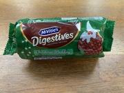 20th Nov 2021 - Christmas Pudding Digestive Biscuits 