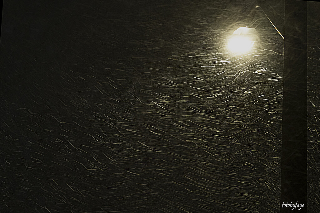 Snow Squalls tonight by fayefaye
