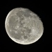 This was the Moon that was hiding behind the clouds last night