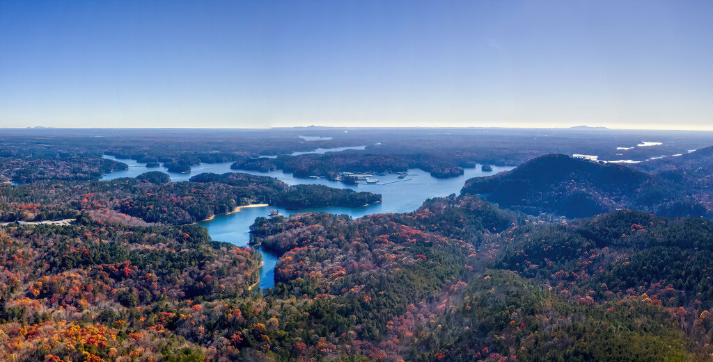 View from Pine Mountain Overlook by kvphoto