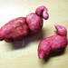 Two sweet potatoes having a chat by etienne