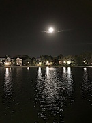 26th Nov 2021 - Full moon over Colonial Lake