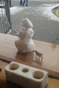 28th Nov 2021 - a customer gave us a snowman :-D