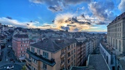 30th Nov 2021 - Pano sunset over Lausanne. 