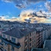 Pano sunset over Lausanne.  by cocobella