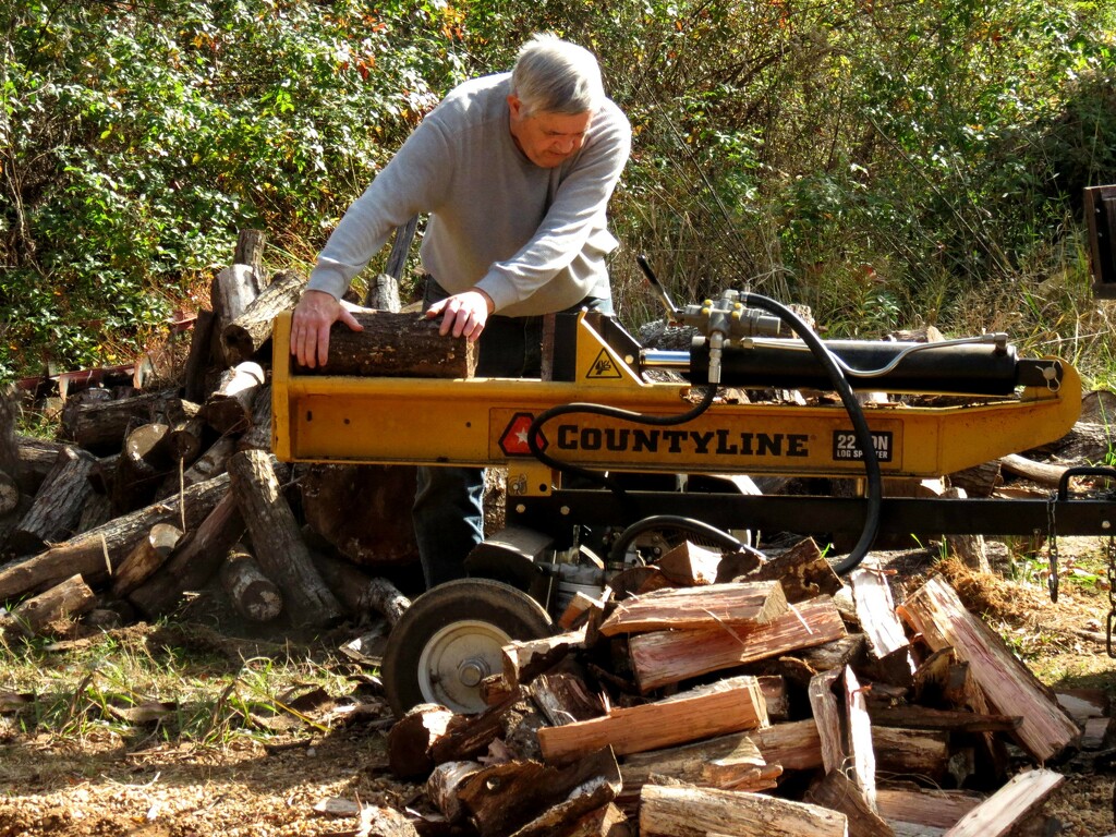Splitting Wood Can Warm You Twice by grammyn