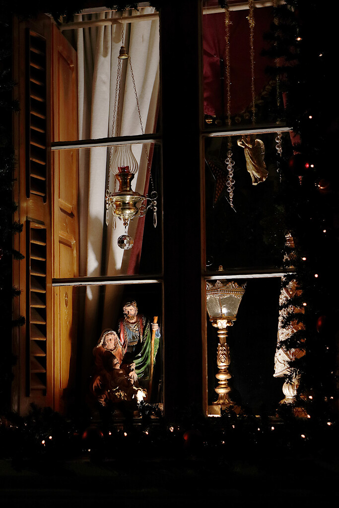 Christmas window by elza