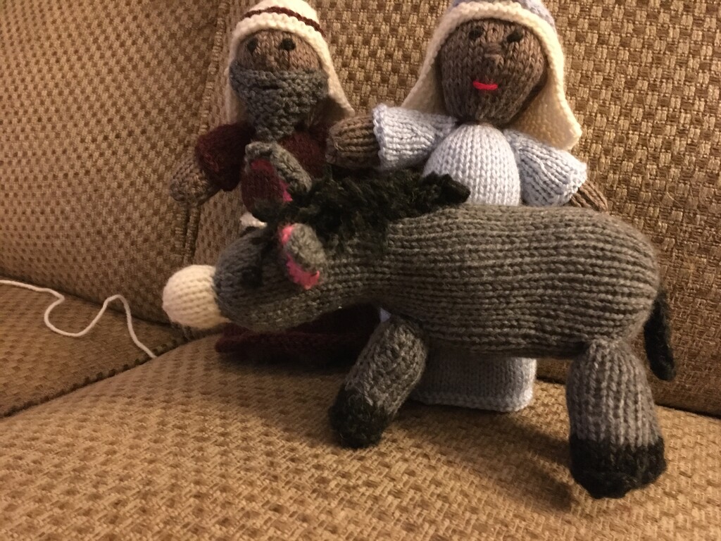 Knitting the holy family  by corktownmum