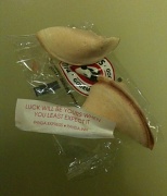 23rd Jan 2011 - Fortune cookies never lie, right?