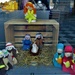 A window display of a knitted Nativity. by grace55