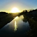 Sunrise over the Leeds Liverpool canal. by grace55