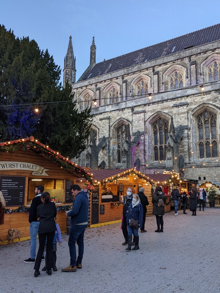 Winchester Christmas Market. by yorkshirelady