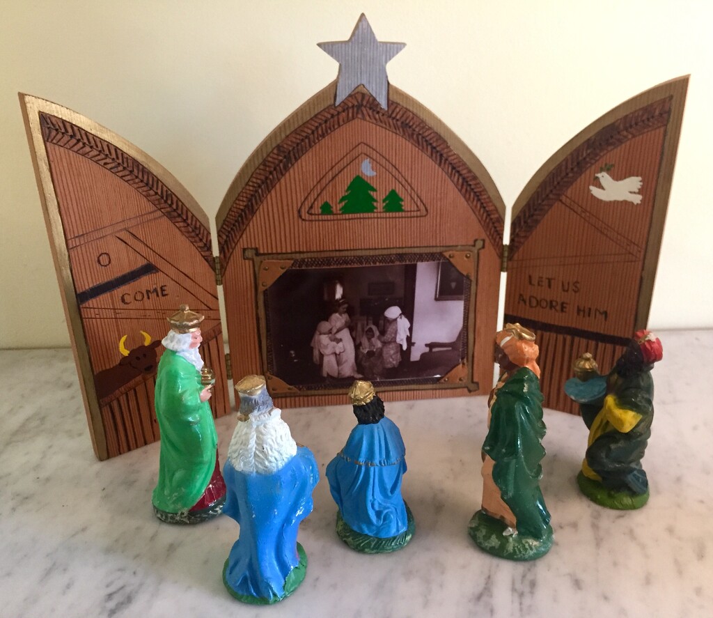 The Nativity - flat but standing up by mcsiegle