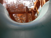 4th Dec 2021 - Looking Up Playground Slide