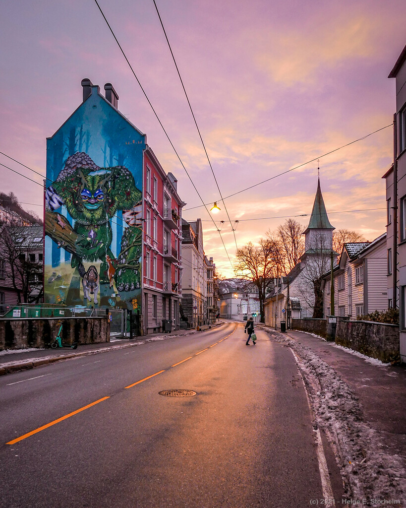 Bergen sunrise by helstor365