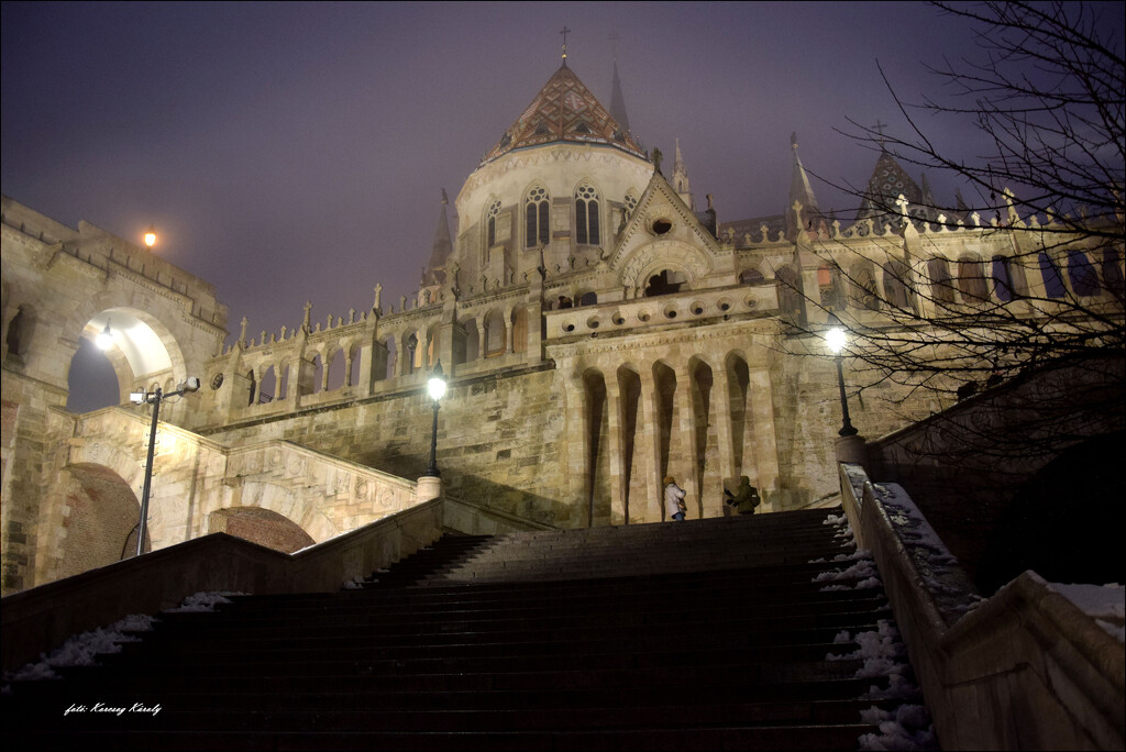 The Fisherman's Bastion in the evening by kork