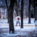 Red backpack  by haskar