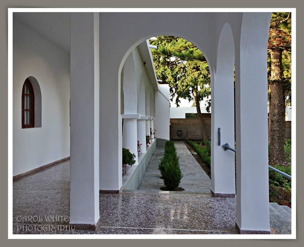 Entrance To Nuns' Quarters,Agios Nectarios Monastery (filler) by carolmw