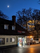 7th Dec 2021 -  Even the local shop looks good on a beautiful night.