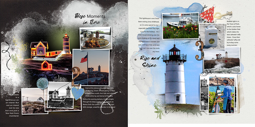 Page 2-3 of my lighthouse project by joansmor