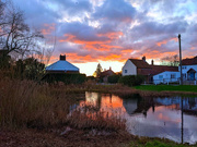 10th Dec 2021 - Sunset over the village pond