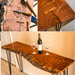 Mesquite Side Table with a Live Edge by dkellogg