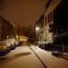 Snowy night by toinette