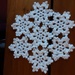 Handmade crocheted snowflakes, by grace55