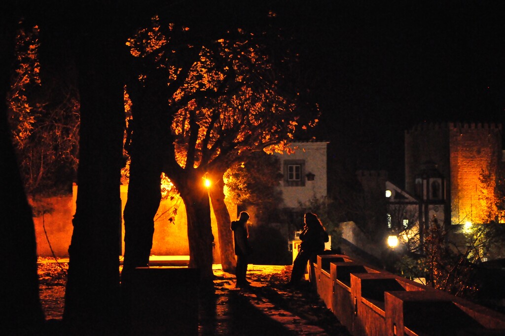 Night walks through medieval castles by antonios